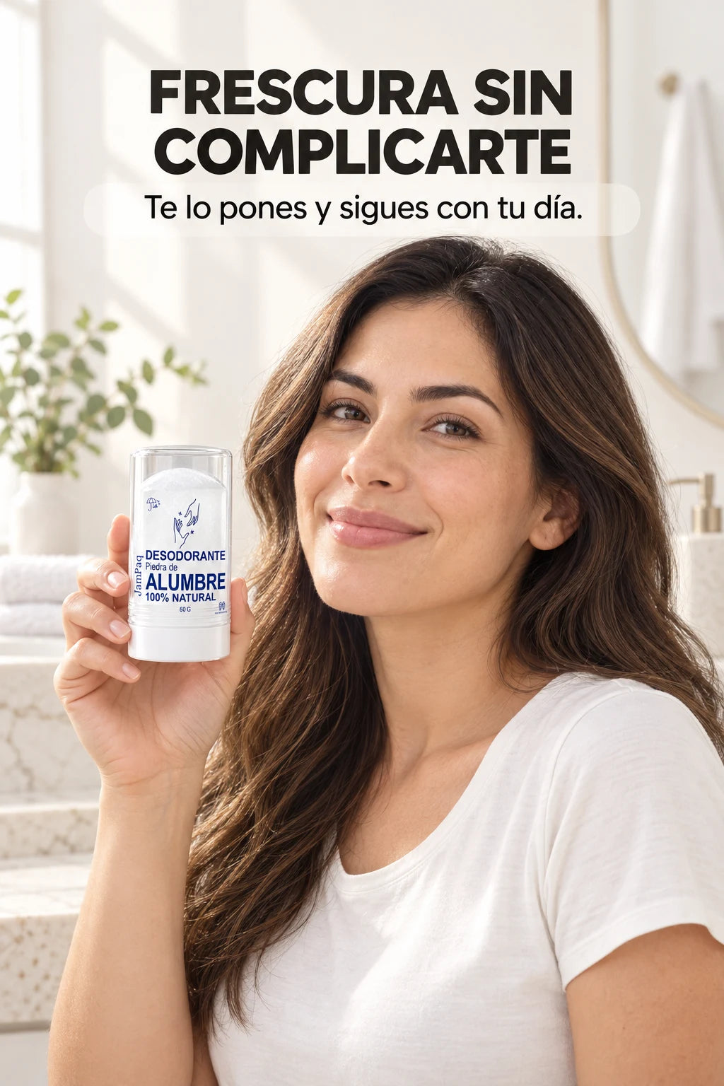 Frescura sin complicarte. Te lo pones y sigues con tu día.